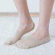 Lady Girls Cotton Soft Invisible Boat Socks Good Elastic Antiskid Casual Socks