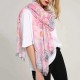 Laides Vogue Summer Cotton Graffiti Printting Scarf Outdoor Plus Size Shawl for Women