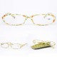 Lightweight Full Frame Floral Resin Reading Glasses Anti-Fatigue Computer Presbyopic Glasses