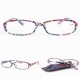 Lightweight Full Frame Floral Resin Reading Glasses Anti-Fatigue Computer Presbyopic Glasses