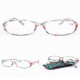 Lightweight Full Frame Floral Resin Reading Glasses Anti-Fatigue Computer Presbyopic Glasses