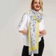 Linen Lightweight Simple Wave Point Print Scarf Wraps Women Fashion Summer Shawl