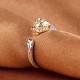 Lovely Chinese Zodiac Gold Rings Animals Rhinestones Silver Adjustable Rings for Girls Women