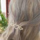 Lovely Hollow Heart Shape Side Wing Hair Clips Barrettes Hair Accessories for Girls Women