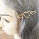 Lovely Hollow Heart Shape Side Wing Hair Clips Barrettes Hair Accessories for Girls Women