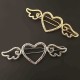 Lovely Hollow Heart Shape Side Wing Hair Clips Barrettes Hair Accessories for Girls Women