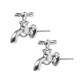 Lovely Water Tap Wrench Ear Stud Art Earrings