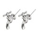 Lovely Water Tap Wrench Ear Stud Art Earrings