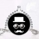 Luminous Steampunk Skull Glow Light Charm Men Women Necklace