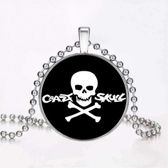 Luminous Steampunk Skull Glow Light Charm Men Women Necklace