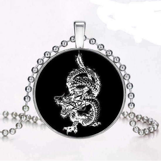 Luminous Steampunk Skull Glow Light Charm Men Women Necklace