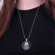 Luminous Steampunk Skull Glow Light Charm Men Women Necklace