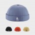 Melon Hat Summer Thin Section Hip Hop Landlord Hat Retro Leisure Street Brimless Hats