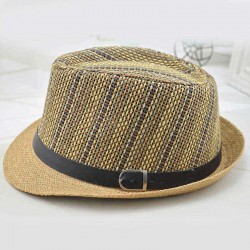 Men And Women Color Vertical Breathable Straw Hat Outdoor Travel Sunscreen Beach Hat