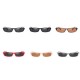 Men And Women Retro Small Party Sunglasses PC Frame Sunglasses for Driving UV400 Protection