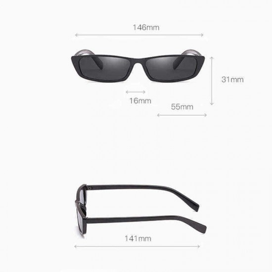 Men And Women Retro Small Party Sunglasses PC Frame Sunglasses for Driving UV400 Protection