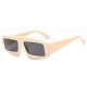 Men Anti-UV PC Lens Glasses Irregular Square Sunglasses