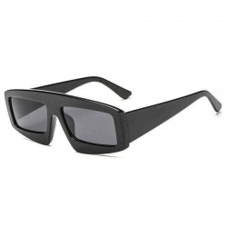 Men Anti-UV PC Lens Glasses Irregular Square Sunglasses