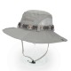 Men Breathable Cotton Wide Brimmed Bucket Hat Outdoor UV Resistence Fisherman Cap