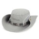 Men Breathable Cotton Wide Brimmed Bucket Hat Outdoor UV Resistence Fisherman Cap