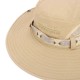 Men Breathable Cotton Wide Brimmed Bucket Hat Outdoor UV Resistence Fisherman Cap