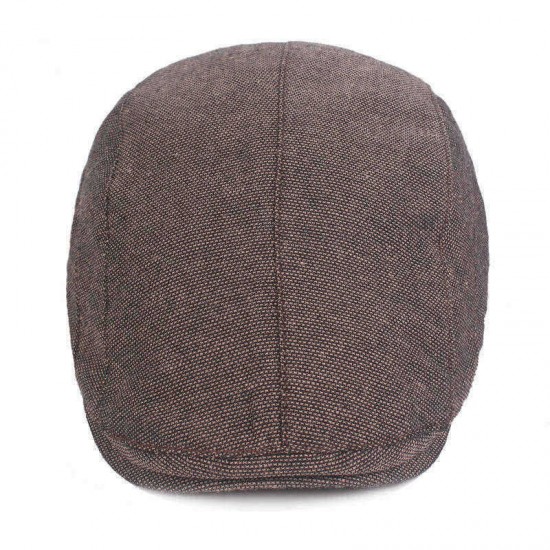 Men Cotton Beret Caps Forward Caps Outdoor Travel Hats Retro Hat