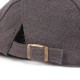 Men Cotton Beret Caps Forward Caps Outdoor Travel Hats Solid Berets