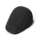 Men Cotton Button Double-Sided Adjustable Painter Beret Hat Newsboy Flat Caps