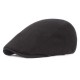 Men Cotton Plain Adjustable Painter Beret Hat Newsboy Cabbie Flat Caps