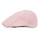 Men Cotton Plain Adjustable Painter Beret Hat Newsboy Cabbie Flat Caps