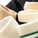 Men Cotton Stripe Patchwork Ankle Socks Low Cut Outdoor Sport Sneaker Slippers Sock