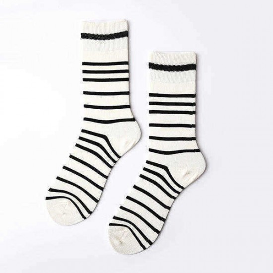 Men Cotton Stripe Patchwork Ankle Socks Low Cut Outdoor Sport Sneaker Slippers Sock