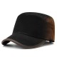 Men New Washed Cotton Flat Top Hats Adjustbale Fashion Outdoor Military Cap Peaked Cap Visor