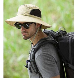 Men Plus Size Sunscreen Wide Brim UV Protection Fishing Hat Outdoor Summer Sun Hat