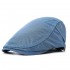 Men Polyester Mesh Breathable Beret Hat Adjustable Sunshade Visor Ivy Newsboy Caps