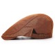 Men Polyester Mesh Breathable Beret Hat Adjustable Sunshade Visor Ivy Newsboy Caps