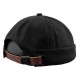 Men Retro Cotton Adjustable Brimless Hats Outdoor Skullcap Sailor Cap