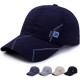 Men Summer Breathable Quick-Drying Baseball Cap Sunshade Sun Protection Hat Visor