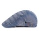 Men Summer Denim Beret Caps Forward Caps Outdoor Travel Visors Retro Hat