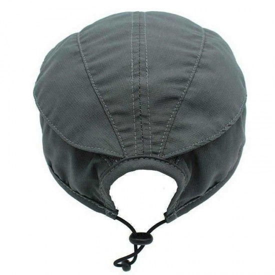 Men Summer Outdoor Quick-drying Breathable Riding Baseball Cap Leisure Sun Protection Visor Hat