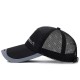 Men Sunshade Casual Mesh Cap Thin Breathable Baseball Cap Outdoor Summer Long Sun Hat