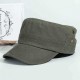 Men Unisex Outdoor Adjustable Cotton Flat Hats Casual Sport Military Cap