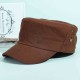 Men Unisex Outdoor Adjustable Cotton Flat Hats Casual Sport Military Cap