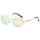 Men Unisex Personality Steampunk Polarized Sunglasses Retro Round Frame Fashion Eyewear