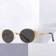 Men Unisex Personality Steampunk Polarized Sunglasses Retro Round Frame Fashion Eyewear