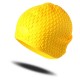 Men Unisex Universal Waterproof Silicone Swimming Cap Water Drop Oversized Comfortable Earmuffs Beanie Hat