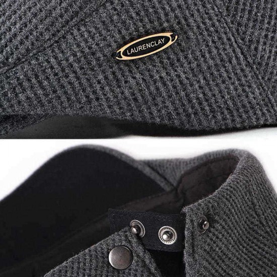 Men Visor Knit Newsboy Beret Caps Outdoor Casual Winter Cabbie Ivy Flat Hat