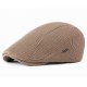 Men Visor Knit Newsboy Beret Caps Outdoor Casual Winter Cabbie Ivy Flat Hat