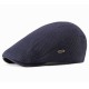 Men Visor Knit Newsboy Beret Caps Outdoor Casual Winter Cabbie Ivy Flat Hat