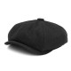 Men Visor Woolen Blending Newsboy Beret Caps Outdoor Casual Winter Cabbie Ivy Flat Hat